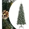 Dirbtinė Kalėdų eglutė Žalia 210 cm PVC, plastikas ir plienas