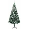 Dirbtinė Kalėdų eglutė Žalia 210 cm PVC ir Plienas ir Plastikas