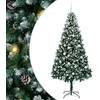 Dirbtinė Kalėdų eglutė Žalia 210 cm PVC ir Plienas ir Plastikas
