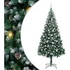 Dirbtinė Kalėdų eglutė Žalia 210 cm PVC ir Plienas ir Plastikas