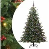 Dirbtinė Kalėdų eglutė Žalia 210 cm PVC ir Metalas ir Plastikas