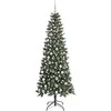 Dirbtinė Kalėdų eglutė Žalia 210 cm PVC, plastikas ir plienas