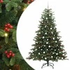 Dirbtinė Kalėdų eglutė Žalia 210 cm PVC ir Metalas ir Plastikas