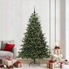 Dirbtinė Kalėdų eglutė Žalia 210 cm PVC ir Metalas ir Plastikas