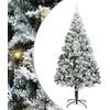 Dirbtinė Kalėdų eglutė Balta 240 cm PVC ir Plienas ir Plastikas