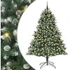 Dirbtinė Kalėdų eglutė Žalia 240 cm PVC, plastikas ir plienas