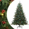 Dirbtinė Kalėdų eglutė Žalia 240 cm PVC ir Metalas ir Plastikas