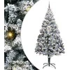Dirbtinė Kalėdų eglutė Balta 240 cm PVC ir Plienas ir Plastikas
