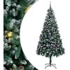 Dirbtinė Kalėdų eglutė Žalia 240 cm PVC ir Plienas ir Plastikas