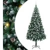 Dirbtinė Kalėdų eglutė Žalia 240 cm PVC ir Plienas ir Plastikas