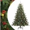 Dirbtinė Kalėdų eglutė Žalia 240 cm PVC ir Metalas ir Plastikas