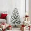 Dirbtinė Kalėdų eglutė Žalia ir balta 120 cm PVC ir metalas