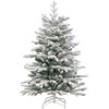Dirbtinė Sulankstoma Kalėdų Eglutė Balta 120 cm PE ir PVC