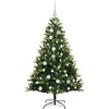 Dirbtinė sulankstoma Kalėdų eglutė su 150 LED lemputių 120 cm