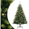 Dirbtinė sulankstoma Kalėdų eglutė su 150 LED lemputių 150 cm