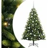 Dirbtinė sulankstoma Kalėdų eglutė su 150 LED lemputių 120 cm