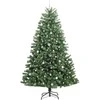 Dirbtinė Sulankstoma Kalėdų Eglutė Žalia 240 cm PVC ir metalas