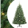 Dirbtinė Sulankstoma Kalėdų Eglutė Žalia 150 cm PVC ir metalas