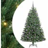 Dirbtinė Sulankstoma Kalėdų Eglutė Žalia 210 cm PVC ir metalas