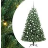 Dirbtinė Sulankstoma Kalėdų Eglutė Žalia 150 cm PVC ir metalas