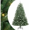 Dirbtinė Sulankstoma Kalėdų Eglutė Žalia 210 cm PVC ir metalas