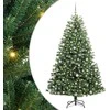 Dirbtinė Sulankstoma Kalėdų Eglutė Žalia 240 cm PVC ir metalas