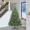 Dirbtinė Sulankstoma Kalėdų Eglutė Žalia 240 cm PVC ir metalas