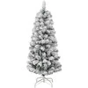 Dirbtinė Sulankstoma Kalėdų Eglutė Žalia ir balta 150 cm