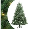 Dirbtinė Sulankstoma Kalėdų Eglutė Žalia 240 cm PVC ir metalas