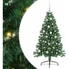 Dirbtinis prieššventinis eglutė su šviesomis Žalia 120 cm PVC
