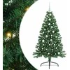 Dirbtinis prieššventinis eglutė su šviesomis Žalia 150 cm PVC