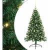 Dirbtinis prieššventinis eglutė su šviesomis Žalia 150 cm PVC