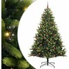 Dirbtinis sulankstomas Kalėdų medis su 300 LED Žalia 210 cm