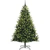 Dirbtinis sulankstomas Kalėdų medis su 300 LED Žalia 240 cm