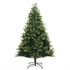 Dirbtinis sulankstomas Kalėdų medis su 300 LED Žalia 210 cm