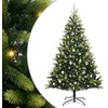 Dirbtinis sulankstomas Kalėdų medis su 300 LED Žalia 210 cm