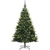 Dirbtinis sulankstomas Kalėdų medis su 300 LED Žalia 210 cm