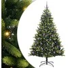 Dirbtinis sulankstomas Kalėdų medis su 300 LED Žalia 240 cm