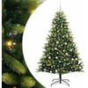 Dirbtinis sulankstomas Kalėdų medis su 300 LED Žalia 180 cm