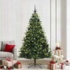 Dirbtinis sulankstomas Kalėdų medis su 300 LED Žalia 210 cm