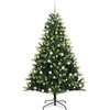 Dirbtinis sulankstomas Kalėdų medis su 300 LED Žalia 180 cm