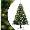Dirbtinis sulankstomas Kalėdų medis su 300 LED Žalia 210 cm
