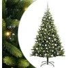 Dirbtinis sulankstomas Kalėdų medis su 300 LED Žalia 180 cm