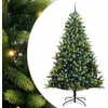 Dirbtinis sulankstomas Kalėdų medis su 300 LED Žalia 240 cm