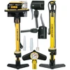 DIRBTUVĖS IR DVIRAČIO POMPA 230PSI (16BAR) SU MANOMETRU GELTONA DUNLOP 255255