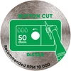 Deimantinis diskas graveriui, plytelėms pjauti, 50x0,8x5,8 mm, ButtonCut, Distar