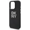 DKNY DKHCP16LSMCBSK Apple iPhone 16 Pro 6.3" dėklas telefonui juodos spalvos Liquid Silikoninis Metal Logo