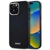 DKNY DKHMP14XPSCMCLK Apple iPhone 14 Pro Max 6.7" dėklas telefonui juodos spalvos Plain Logo MagSafe