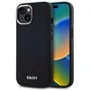 DKNY DKHMP15SPSCMCLK Apple iPhone 15 6.1" dėklas telefonui juodos spalvos Plain Logo MagSafe