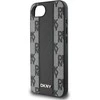 DKNY odinis languotas monofoninis dėklas MagSafe iPhone 16e - Juodas